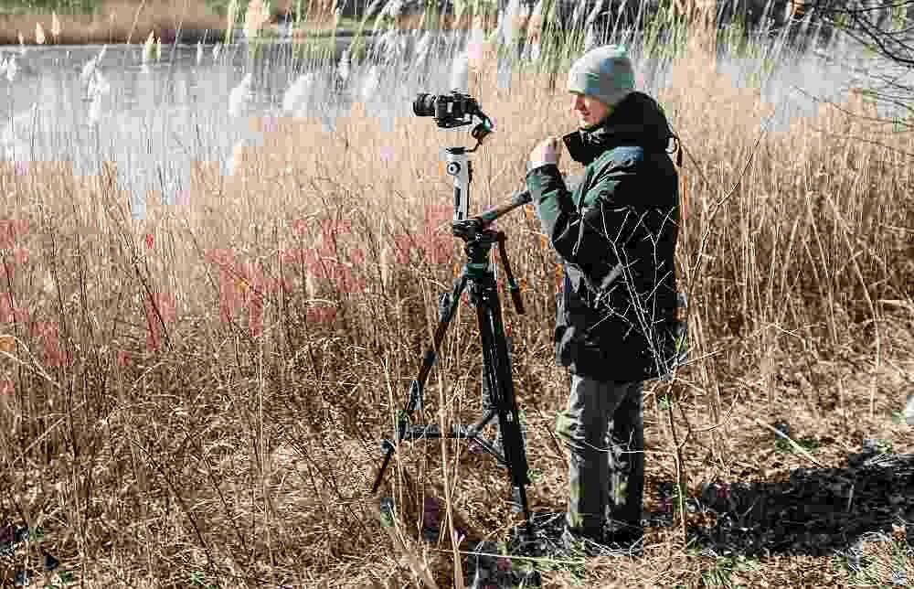 Statyw MOZA Slypod Pro Master Kit SPD12 stabilne montaż aparat kamera fotografia filmy zdjęcia mechanizm silnik sterowanie aplikacja