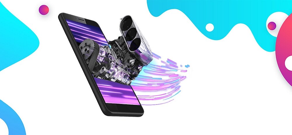 Smartfon MYPHONE Fun 9 bateria ekran aparat procesor pamięć ram pojemność rozdzielczość obudowa czytnik sim