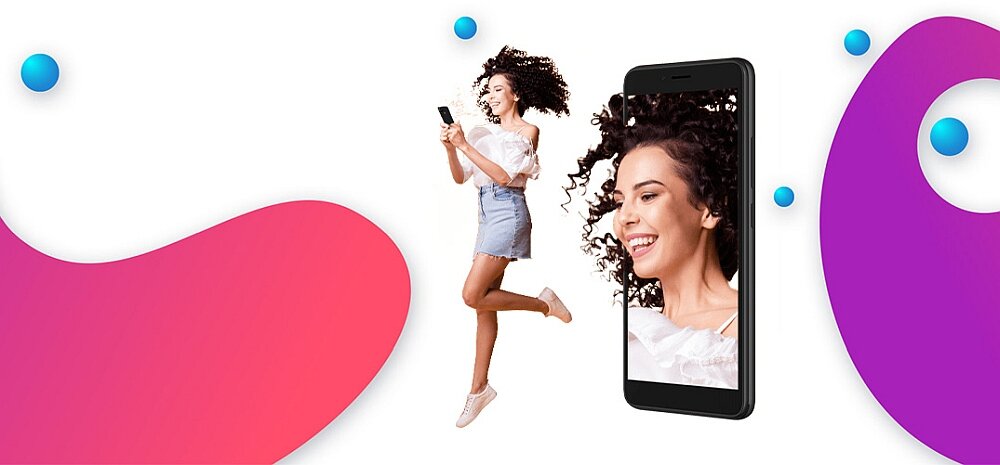 Smartfon MYPHONE Fun 9 bateria ekran aparat procesor pamięć ram pojemność rozdzielczość obudowa czytnik sim