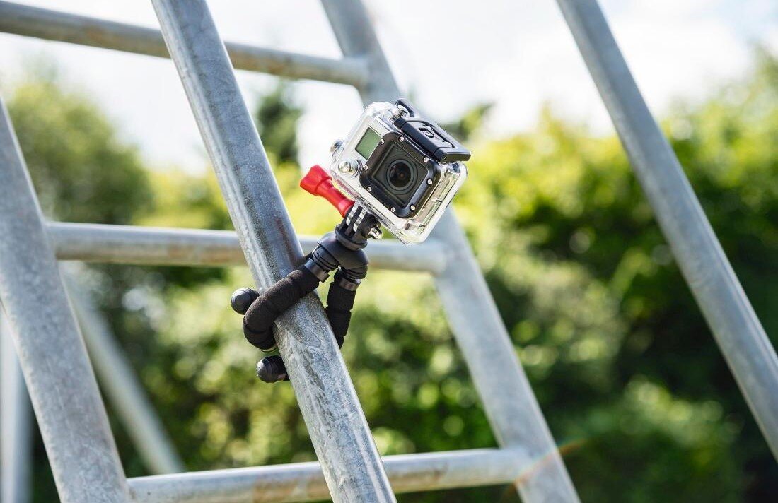 Zamocowanie aparatów fotograficznych i kamer GoPro statyw Hama Flex 2w1