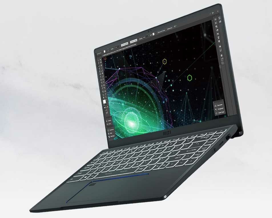 Laptop MSI Prestige 14 - NVIDIA GeForce