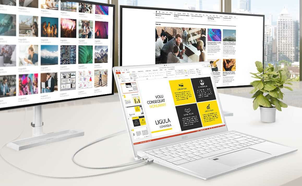 Laptop MSI Prestige 14 - Thunderbolt 4