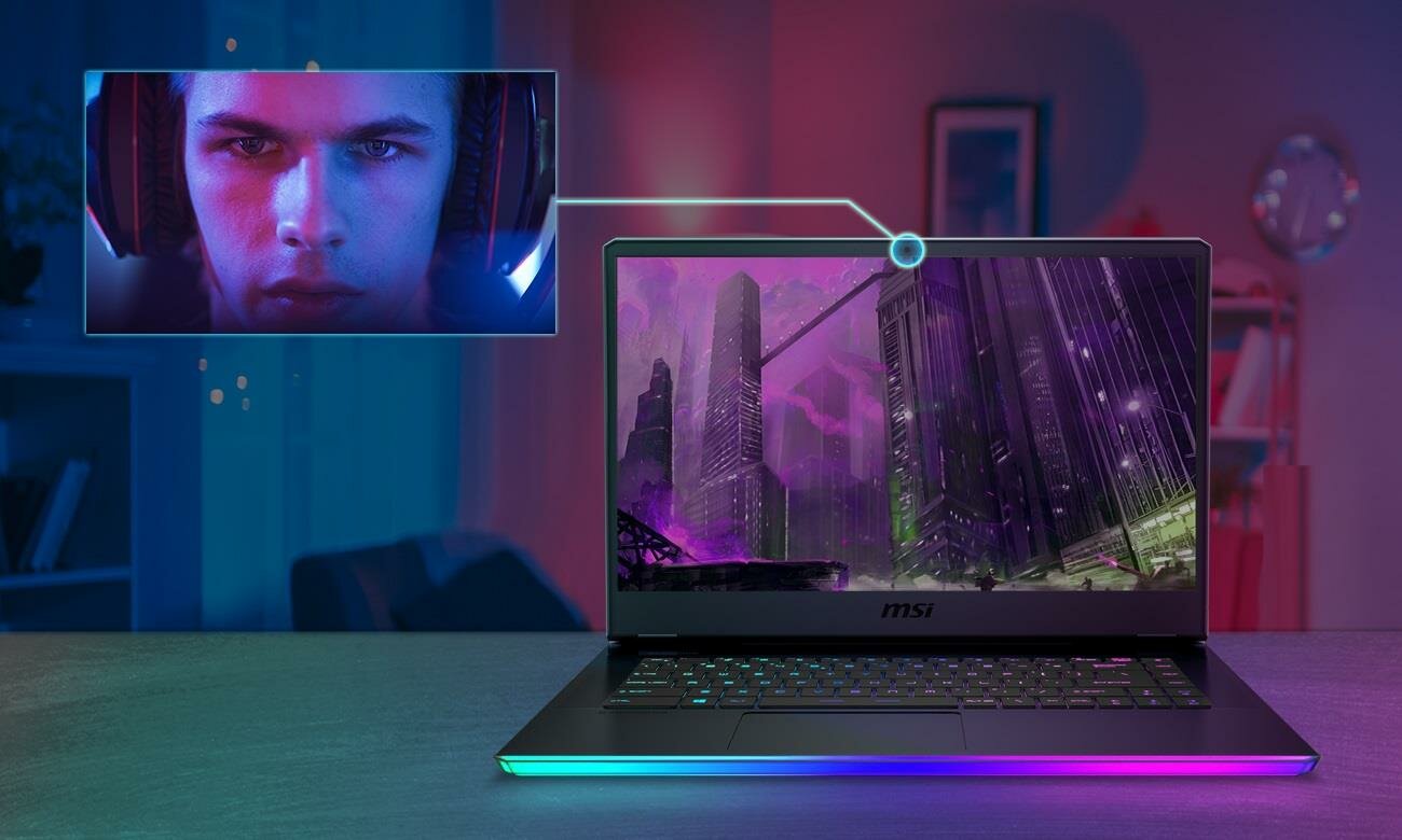 Laptop MSI GE66 Raider  - KAMERA 1080p 