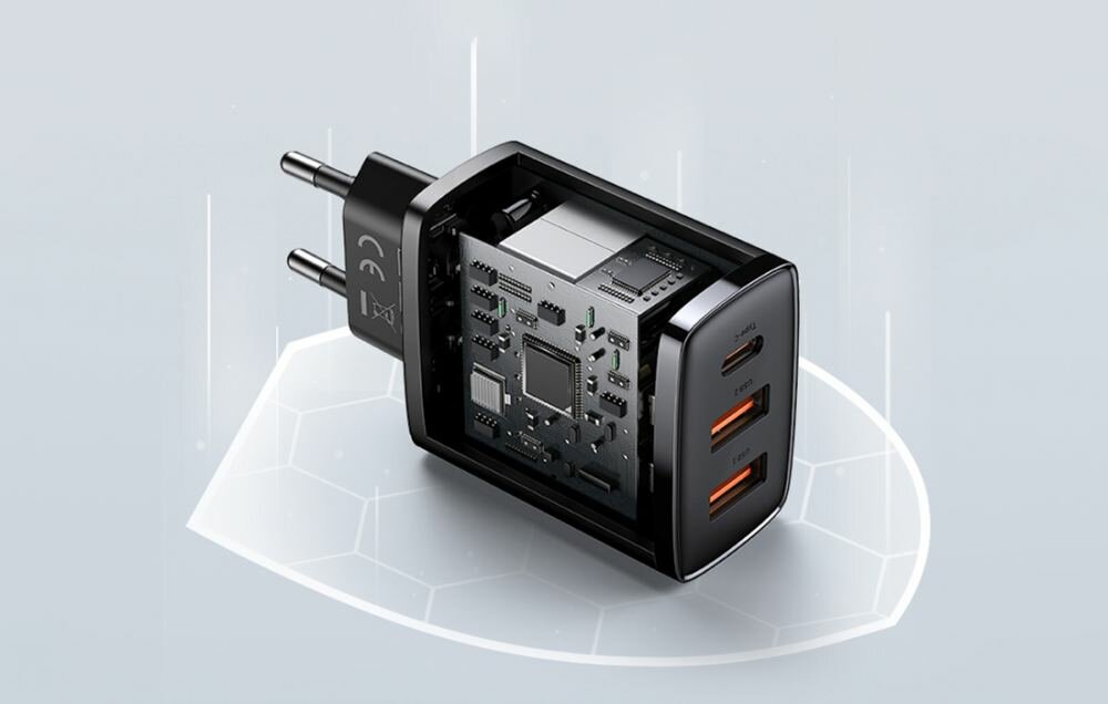 Ładowarka sieciowa BASEUS Compact Quick Charger 30W bezpieczenstwo