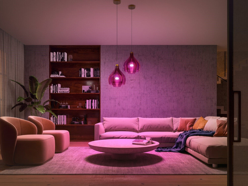 Zestaw startowy PHILIPS HUE 929002468804 9W E27 (3 szt.) + mostek Bridge ponad 50000 odcieni światła białego
