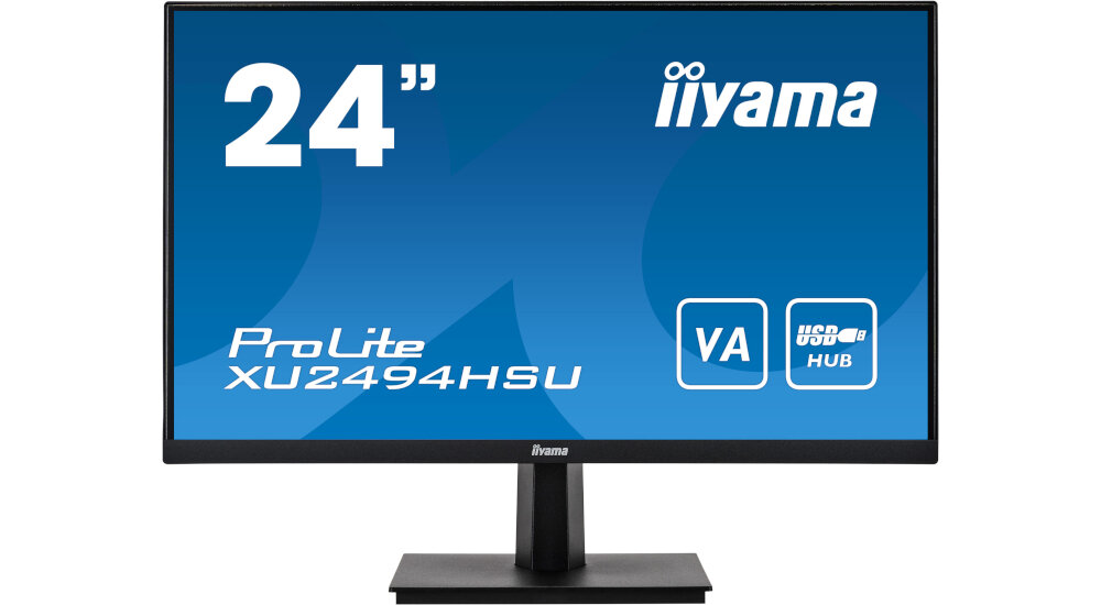 MONITOR LED IIYAMA 24 PROLITE XU2494HSU-B1 matowa matryca utrzymanie czystości