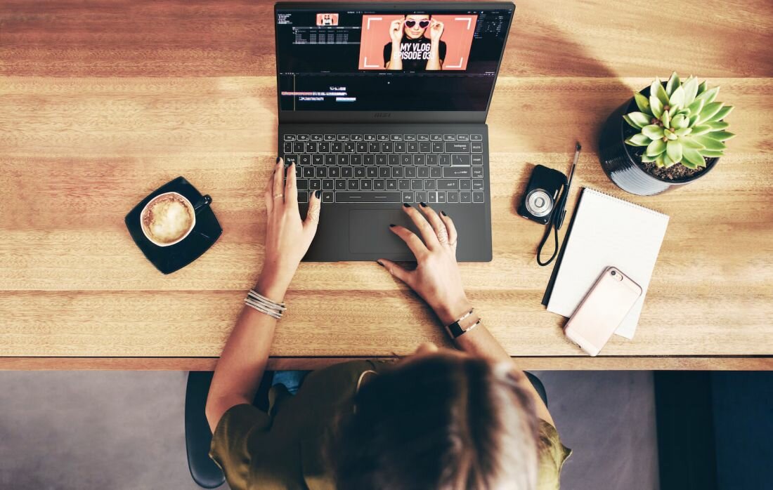 Laptop MSI Modern 14 - Stylowy design