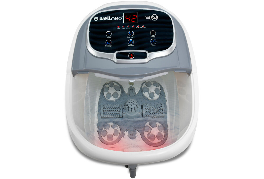 Masazer WELLNEO Foot Spa 2w1 2 zestawy walkow masujacych