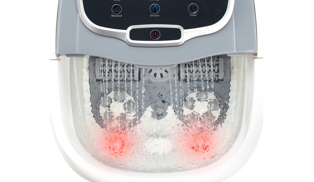 Masazer WELLNEO Foot Spa 2w1 intensywny masaz goraca kapiel pielegnacja stop
