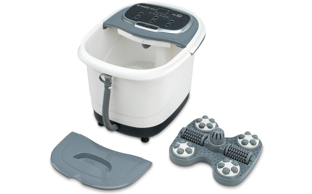 Masazer WELLNEO Foot Spa 2w1 zestaw akcesoria komplet wyposazenie