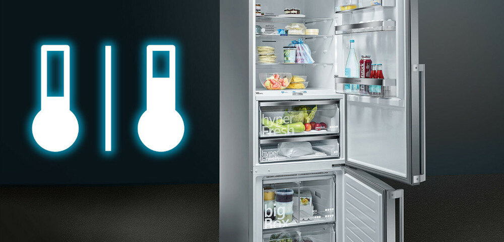 LODÓWKA SIEMENS KG39NAIBT obiegi chłodzenie temperatura
