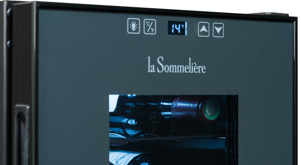 LA-SOMMELIERE-LS12C ustawienia panel sterowania elektroniczne temperatura