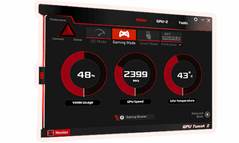 ASUS Dual Radeon RX 6600 aplikacja