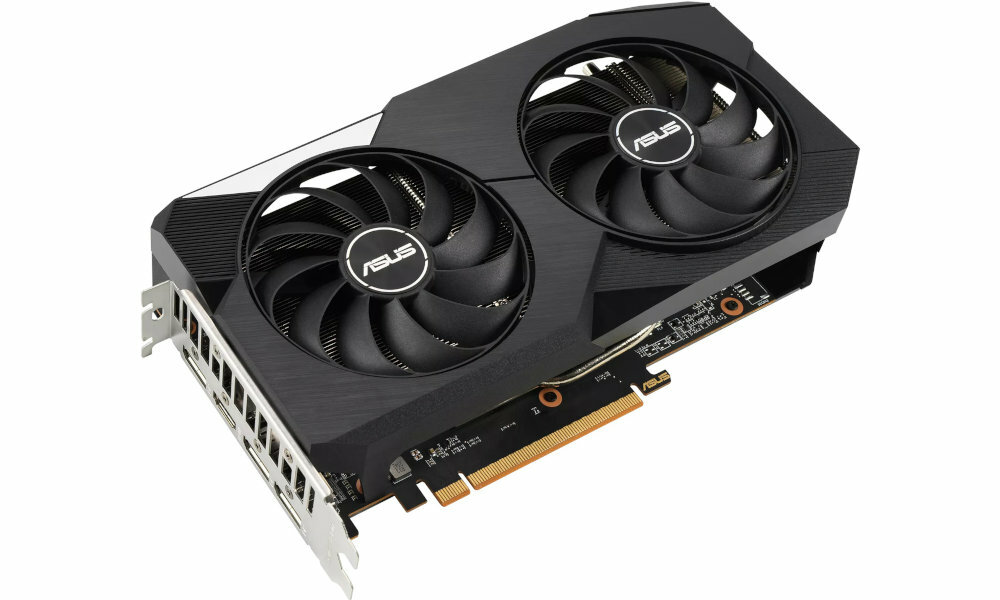 ASUS Dual Radeon RX 6600 dol skos