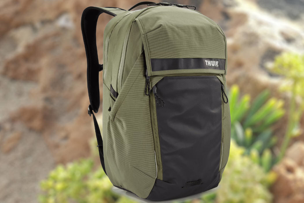 Plecak na laptopa THULE Paramount 15.6 cali 27L zielony ochorona bezpieczeństwo wymiary użytkowanie wytrzymałość odporność