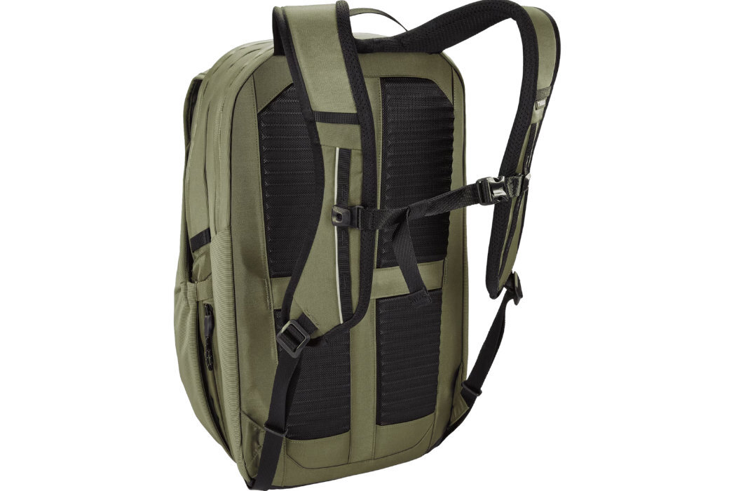 Plecak na laptopa THULE Paramount 15.6 cali 27L zielony ochorona bezpieczeństwo wymiary użytkowanie wytrzymałość odporność