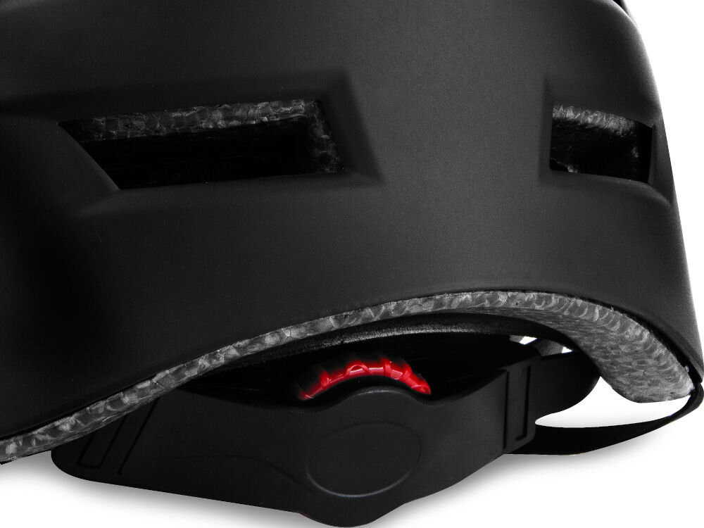 Kask rowerowy SPOKEY Nerf Czarny (rozmiar M) waga in mold