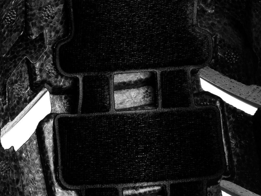 Kask rowerowy SPOKEY Nerf Czarny (rozmiar S) regulacja wentylacja klamra