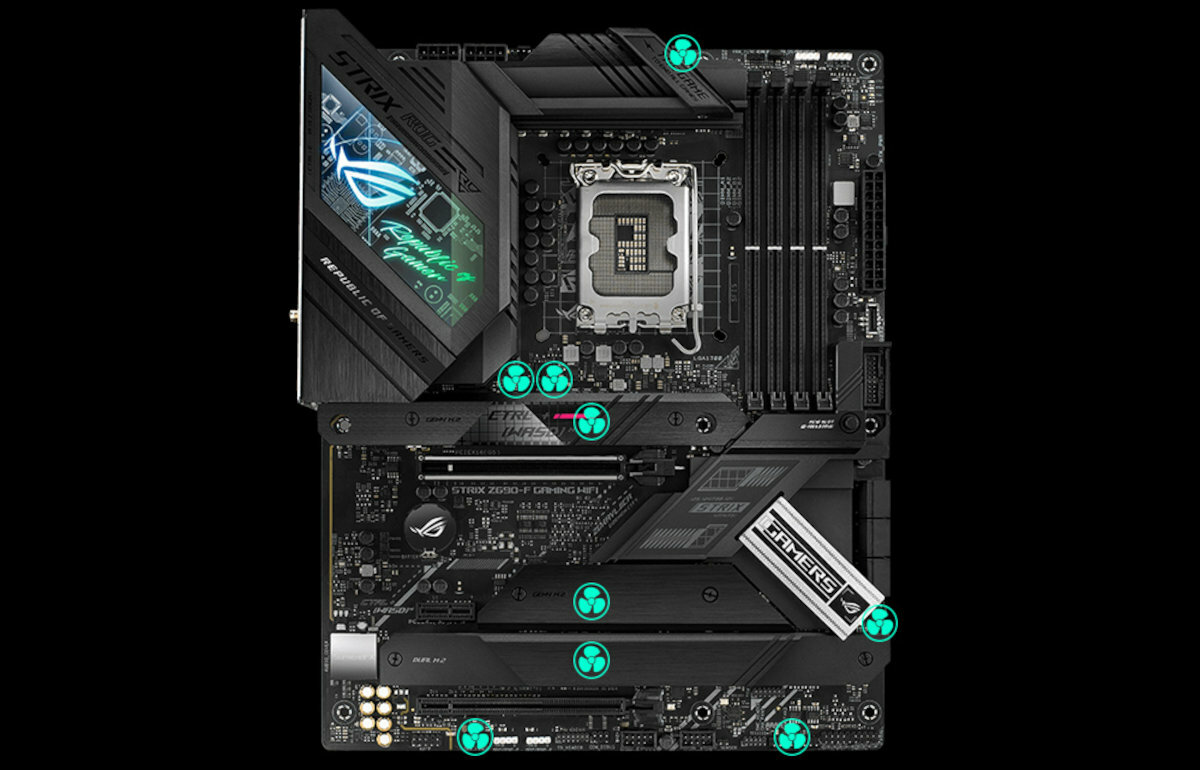 ASUS-ROG-STRIX-Z690-F-GAMING-WIFI-chlodzenie-plyty