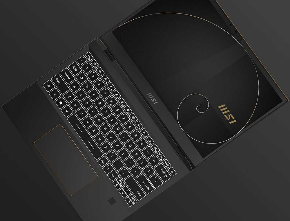 Laptop MSI Summit E13 Flip Evo - Klawiatura