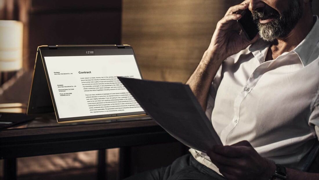 Laptop MSI Summit E13 Flip Evo - Laptop biznesowy 