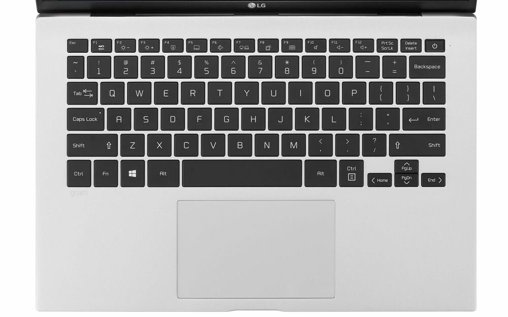 Laptop LG Gram 2021 14Z90P - klawiatura