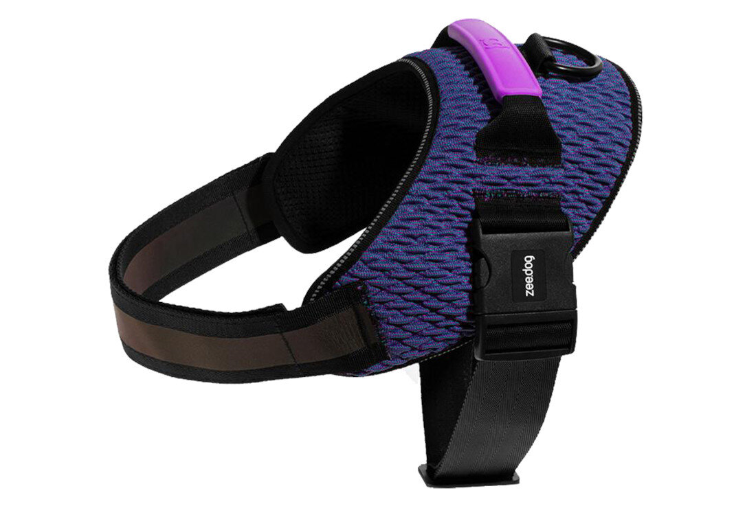 Szelki ZEE DOG Wicked Fly Harness L Fioletowy Oddychające i komfortowe z przewiewnej siateczki zmniejsza ryzyko przegrzewania cyrkulacja powietrza minimalizuje punkty tarcia