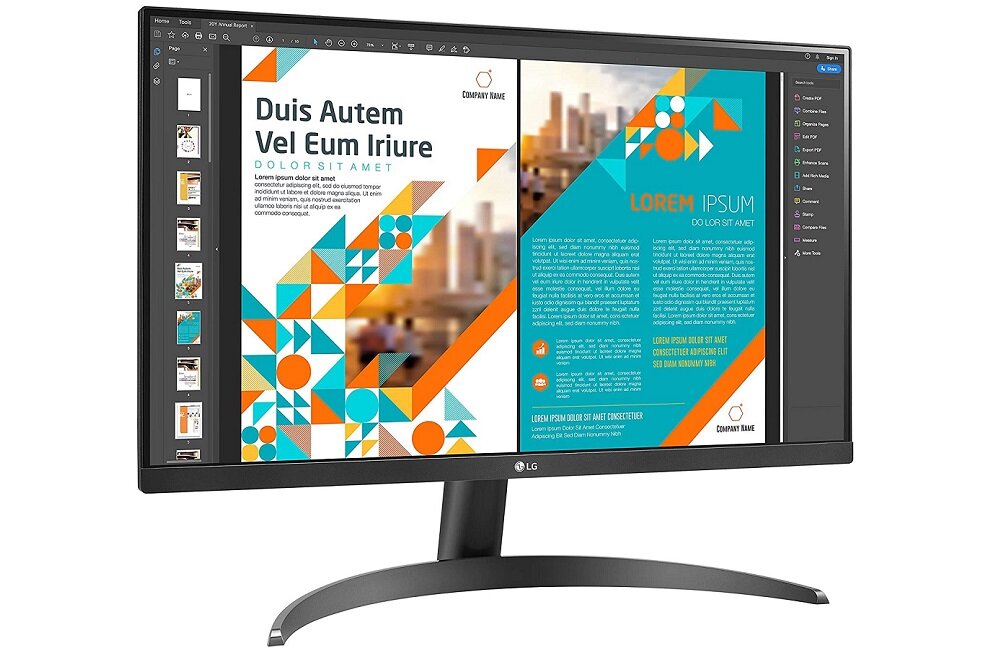 Monitor LG 24QP500-B 24-- 2560x1440px IPS Idealnie odwzorowane kolory