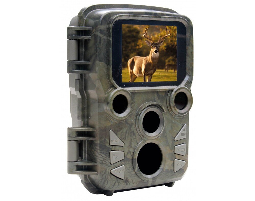 Fotopułapka BRAUN Scouting Cam Black 800 Mini zwierzęta polowanie czujnik rozdzielczość bateria zasilanie montaż czuwanie obudowa