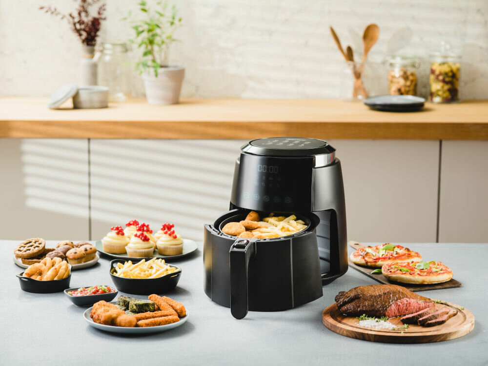 Frytkownica beztluszczowa DELIMANO Touch 110071932 Air Fryer timer czas do 60 minut