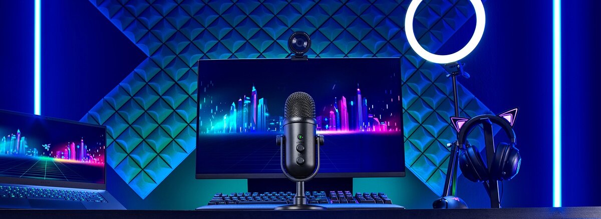Mikrofon RAZER Seiren V2 Pro Nie musisz się martwić o zniekształcenia głosu