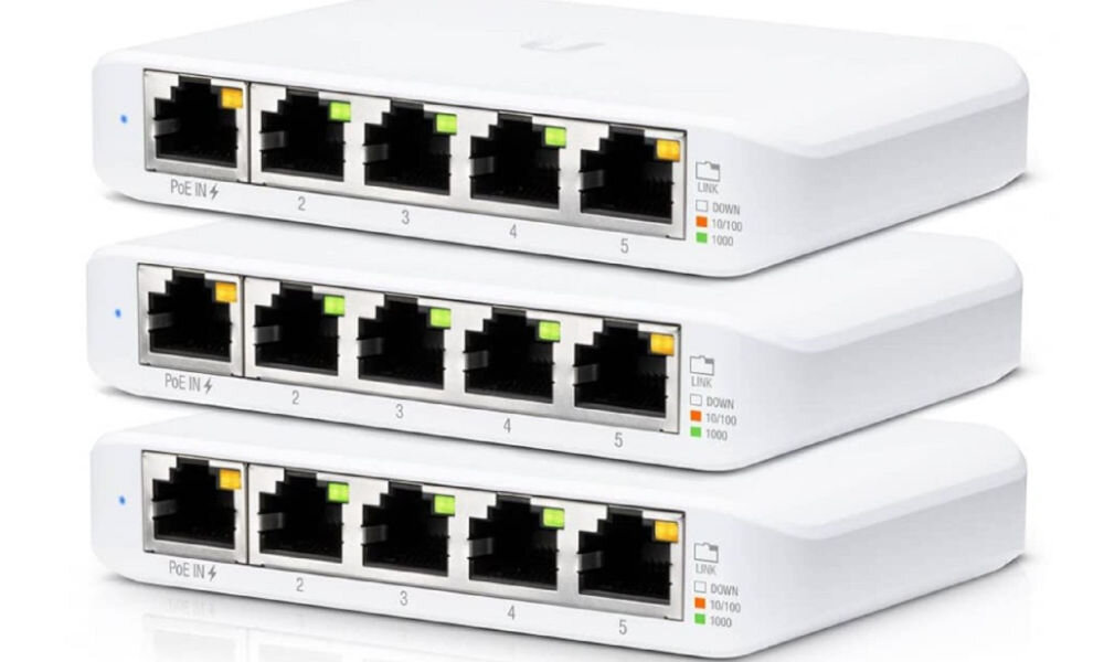 UBIQUITI USW-Flex-Mini porty