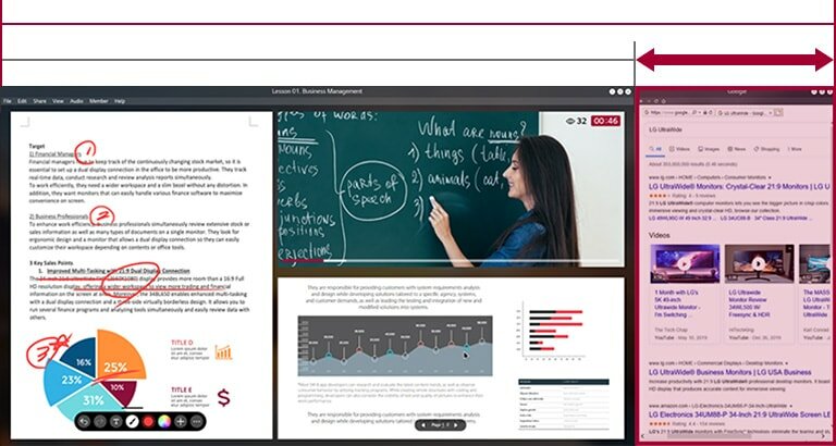 Monitor LG 35WN75C-B 32 2560x1440px IPS - wirtualna klasa