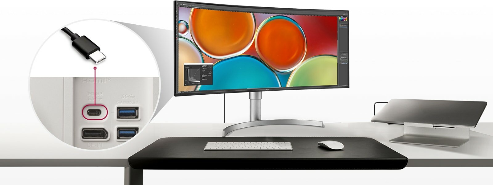 Monitor LG 35WN75C-B 32 2560x1440px IPS - USB Type-C