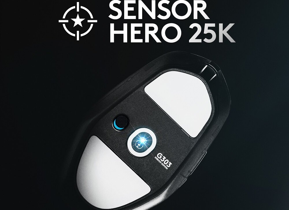 Mysz LOGITECH G303 Shroud - Niezrownany czujnik