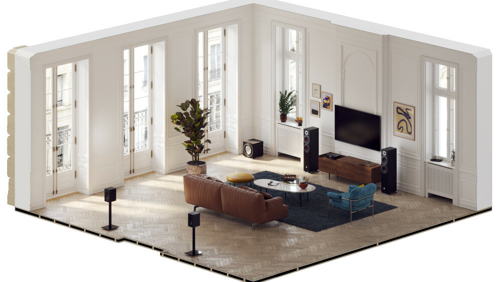 Kino domowe DALI Equi Oberon C 5.0 - BluOS