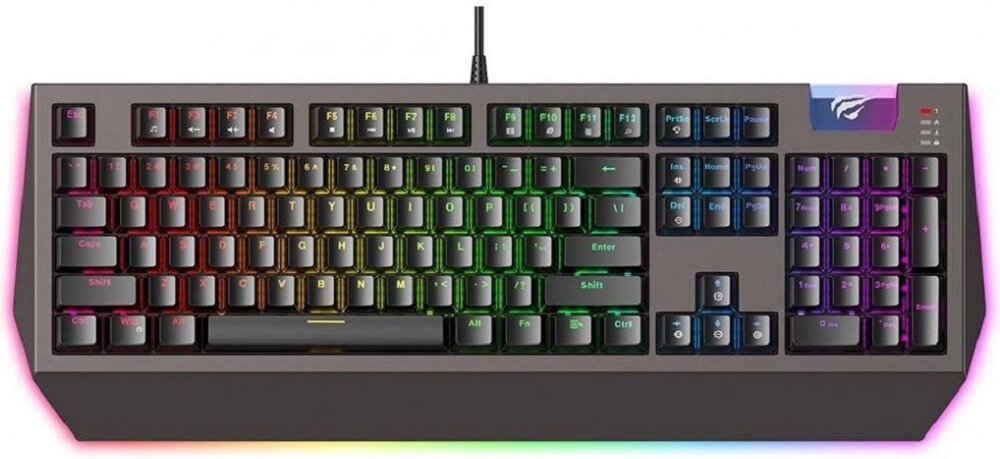 Klawiatura HAVIT KB872 RGB - Niezawodne klawisze