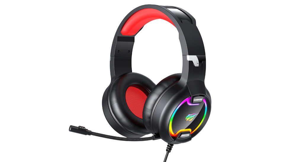 Słuchawki HAVIT Gamenote H2233D RGB mikrofon regulacja ramię czułość