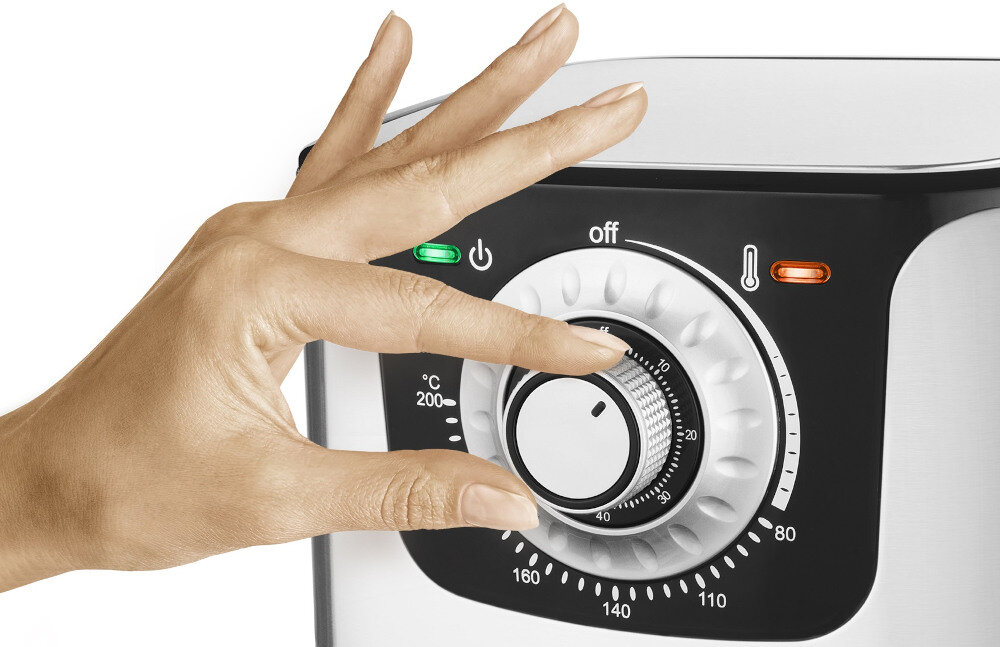 Frytkownica beztłuszczowa PHILCO PHAF 3500 Air Fryer Programator czasowy i regulacja temperatury moc 1500 W pojemnosc