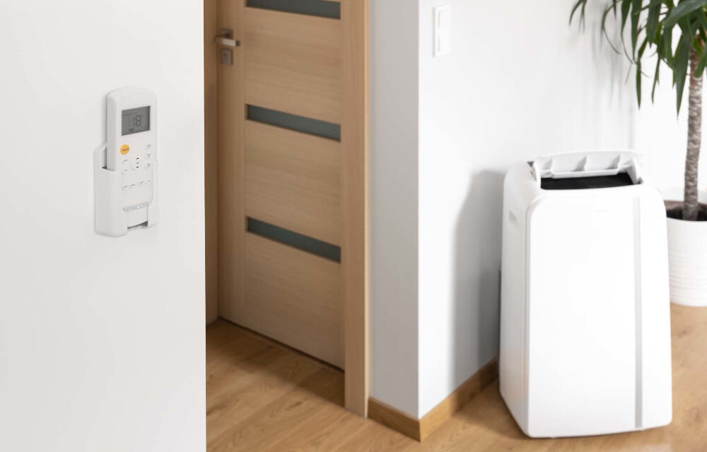 Klimatyzator SENCOR SAC MT1240C Wifi trzy tryby pracy chłodzenie osuszanie wentylacja ekologiczny czynnik chłodniczy R290 klasa energetyczna A energooszczędny przyjazny dla środowiska efektywne ekologiczne rozwiązanie