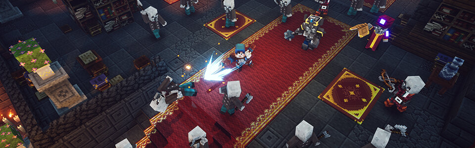 gry PC ps4 xbox 2019 2020 komputerowe na komputer najlepsze Kod aktywacyjny Minecraft Dungeons rozgrywka personalizacja