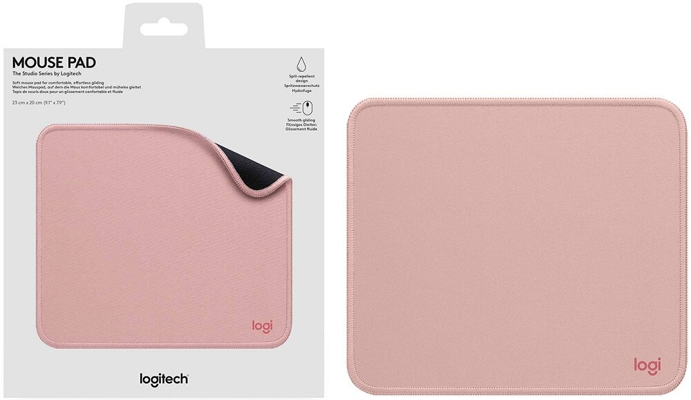 Podkładka LOGITECH Studio Series Darker Rose - dobrane materialy