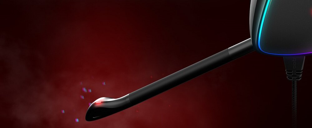 Słuchawki ASUS Rog Delta - Jednokierunkowy mikrofon czysty i mocny dźwięk