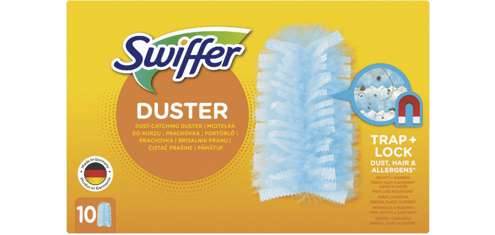 MIOTEŁKI DO KURZU SWIFFER PRZYCIĄGAJĄCE I ZATRZYMUJĄCE KURZ,10 SZTUK.