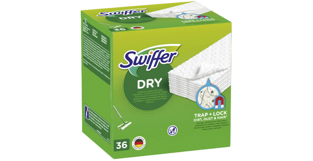 ŚCIERECZKI ZBIERAJĄCE KURZ SWIFFER Traps & Locks
