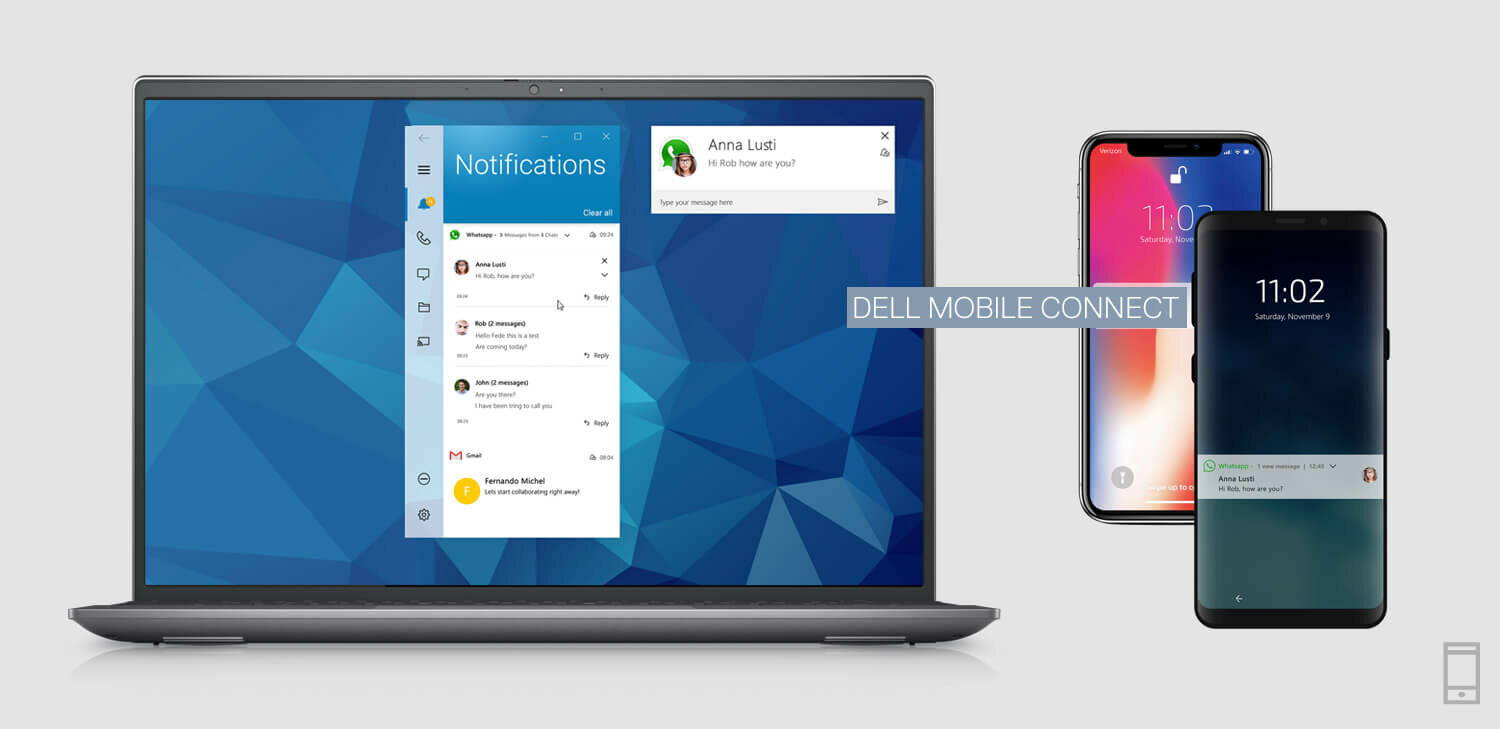 Laptop DELL Inspiron 5310 - DELL Mobile Connect
