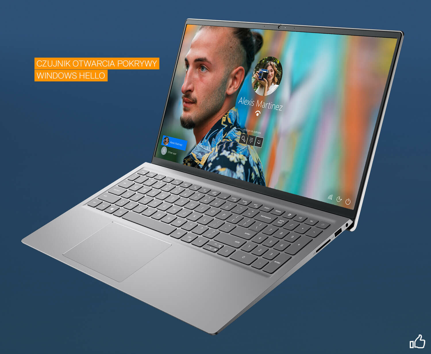 Laptop DELL Inspiron 14 5515 - WINDOWS HELLO  