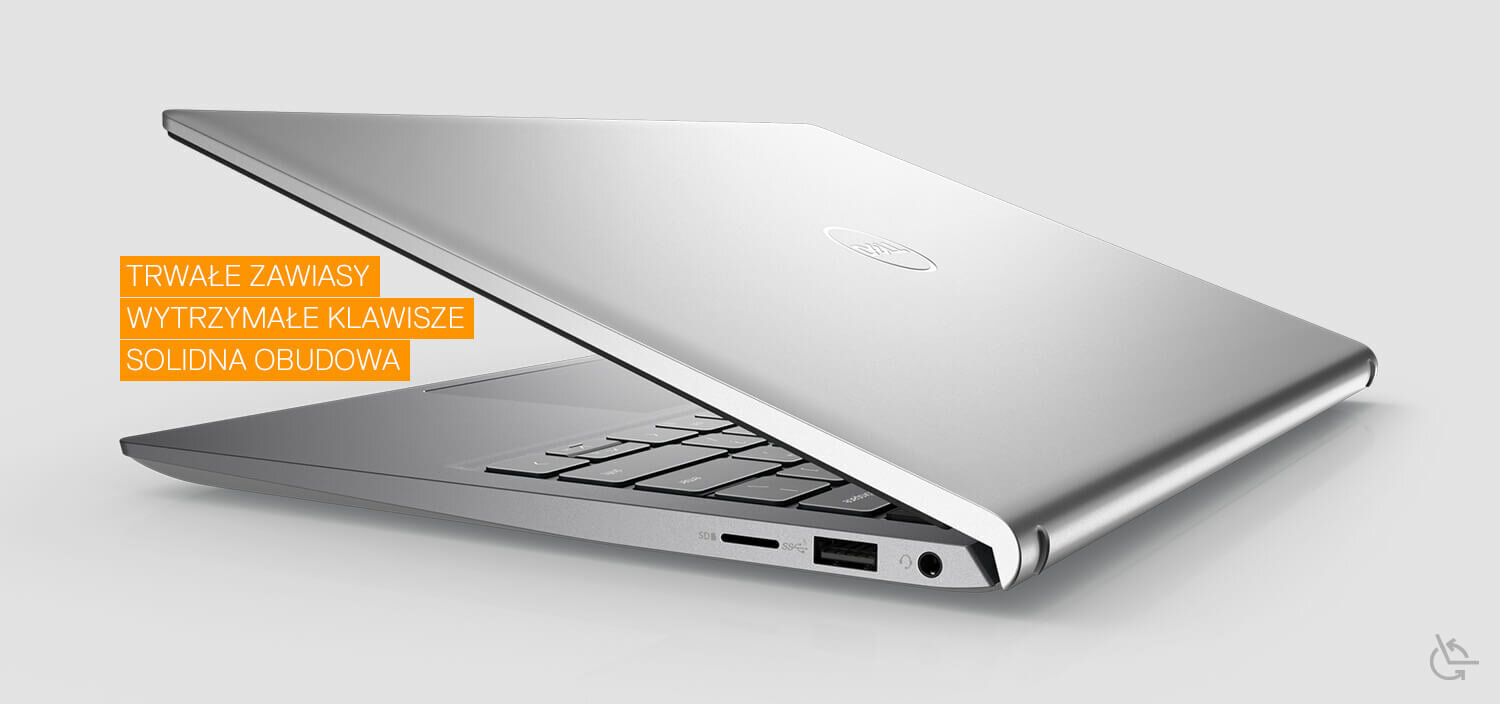 Laptop DELL Inspiron 14 5415 - TRWAŁE ZAWIASY WYTRZYMAŁE KLAWISZE SOLIDNA OBUDOWA     