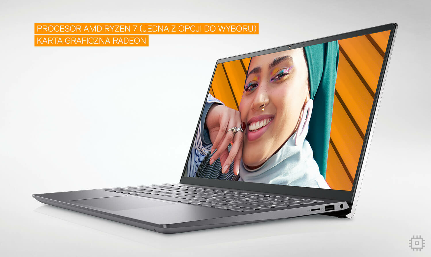 Laptop DELL Inspiron 14 5415 - KARTA GRAFICZNA RADEON PROCESOR AMD RYZEN 7    