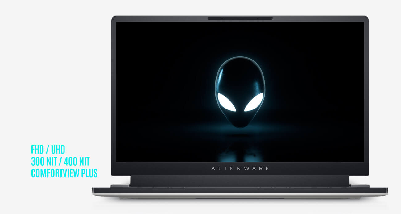 Laptop DELL Alienware x15 15R1 - ComfortView Plus FHD (1920 x 1080) 360 Hz QHD 240 Hz  